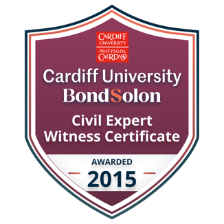 Cardiff University Bond Solon Civil Expert Witness Certificate